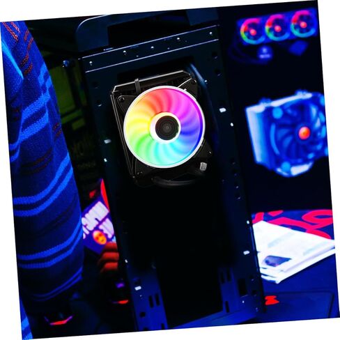 CPU Liquid Cooler System Radiator 120mm RGB Fan Professional Water Cooling CPU Cooler for Gaming Desktop Pcs Compatible with in Saudi Arabia