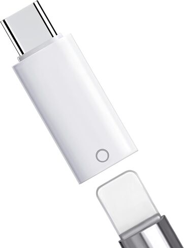 4 عبوات من محول شاحن USB C إلى قلم رصاص لقلم Apple الجيل الأول، USB C ذكر إلى موصل Lightning Female Bluetooth لجهاز iPad A16 11th، 10th، نصائح القلم لiPencil 1 Gen in Kuwait