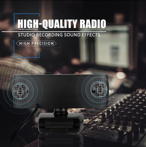 كاميرا ويب 1080 بكسل مع ميكروفون، كاميرا ويب مع ميكروفون، محول USB، كاميرا ويب للكمبيوتر للتوصيل والتشغيل للمكالمات عبر الإنترنت، تكبير/تصغير in Kuwait