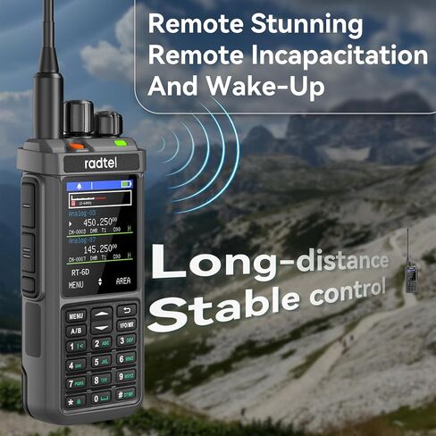 Radtel RT-6D DMR راديو 500K اتصالات ثنائي النطاق لاسلكي تخاطب فتحة زمنية مزدوجة اتجاهين راديو الطبقة 1 + 2 هام راديو لمسافات طويلة 1024 قناة نوع C المسؤول in Saudi Arabia