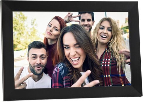 Smart Digital Photo Frame, 10in LED Screen, Frameo App, 1280x800 Resolution, 16GB Storage, Quad Core Processor, Portrait & Landscape Mode (US Plug) in Saudi Arabia