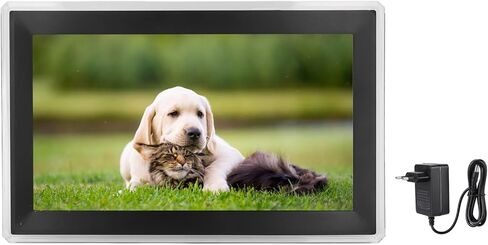 إطار صور رقمي واي فاي ذكي مقاس 15.6 بوصة، إطار صور رقمي بدقة 1920x1080 FHD، ذاكرة مدمجة سعة 32 جيجابايت، مشاركة الصور والفيديو على الفور، إطار صور إلكتروني (الولايات المتحدة) in Kuwait