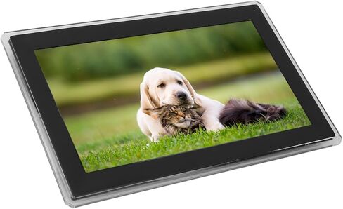 Digital Photo Frame, Electronic Picture Frame Slideshow Support Instantly Share Photos & Video Loop Playback, Time and Weather Dispaly, 1920x1080 FHD 15.6 inch Screen (US Plug) in Saudi Arabia