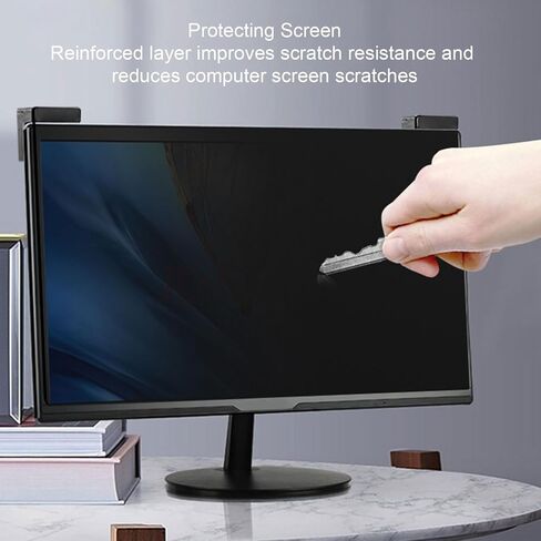 Computer Private Screen, 24 Inch Blue Light Filter Screen Protector, Anti Eye for Medium Size Desktop Display,with 60° Visible Area,Anti Screen Filter in Saudi Arabia