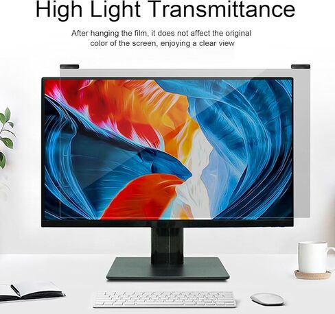 Computer Private Screen, 24 Inch Blue Light Filter Screen Protector, Anti Eye for Medium Size Desktop Display,with 60° Visible Area,Anti Screen Filter in Saudi Arabia