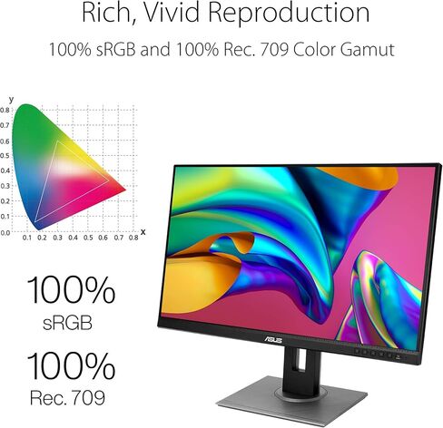 شاشة ASUS ProArt Display PA278QV مقاس 27 بوصة WQHD (2560 × 1440) (متجددة) in Kuwait