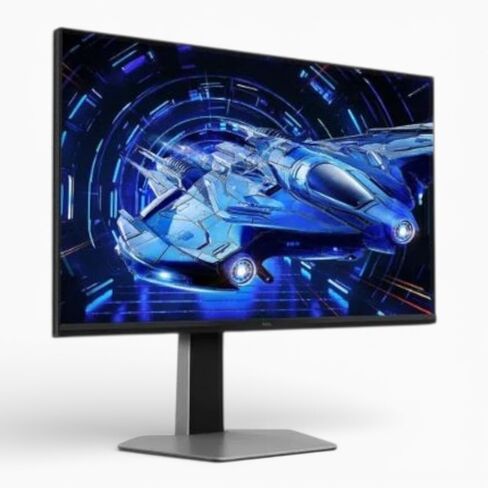 TCL 27 بوصة G64 Series QHD HDR QD-Mini LED، 2560x1440، 180 هرتز، 1 مللي ثانية GTG، سطوع HDR600، AMD FreeSync، مكبرات صوت ستيريو مدمجة، حامل قابل للتعديل، شاشة ألعاب أسود ورمادي 27G64 (متجدد) in Kuwait