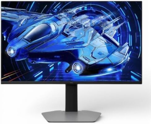 TCL 27 بوصة G64 Series QHD HDR QD-Mini LED، 2560x1440، 180 هرتز، 1 مللي ثانية GTG، سطوع HDR600، AMD FreeSync، مكبرات صوت ستيريو مدمجة، حامل قابل للتعديل، شاشة ألعاب أسود ورمادي 27G64 (متجدد) in Kuwait