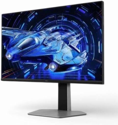 TCL 27 بوصة G64 Series QHD HDR QD-Mini LED، 2560x1440، 180 هرتز، 1 مللي ثانية GTG، سطوع HDR600، AMD FreeSync، مكبرات صوت ستيريو مدمجة، حامل قابل للتعديل، شاشة ألعاب أسود ورمادي 27G64 (متجدد) in Kuwait