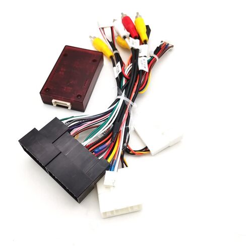 16Pin Car Radio Stereo Power Camera Harness Wire Cable for Hyundai Elantra IX45 for KIA Sorento K3 Sportage Cerato with SPDIF AMP in Saudi Arabia