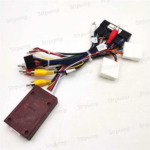 16Pin Car Radio Stereo Power Camera Harness Wire Cable for Hyundai Elantra IX45 for KIA Sorento K3 Sportage Cerato with SPDIF AMP in Saudi Arabia