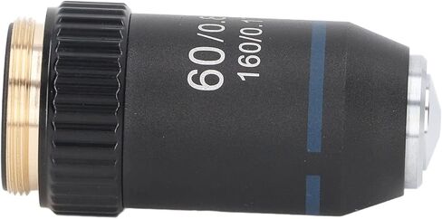 Microscope Objective, 60X Achromatic Microscope Objective Lens High Magnification 20.2mm Thread for Compound Magnifier Supplies, Tools in Saudi Arabia