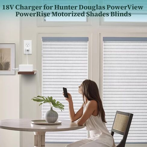 18V Power Cord for Hunter Douglas Charger for Hunter Douglas PowerView 2989048000 2002000036 Amigo 7806000000 Female Connector AC Adapter in Saudi Arabia