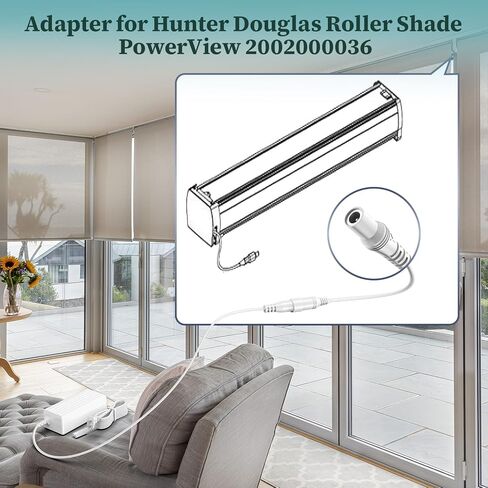 18V Power Cord for Hunter Douglas Charger for Hunter Douglas PowerView 2989048000 2002000036 Amigo 7806000000 Female Connector AC Adapter in Saudi Arabia
