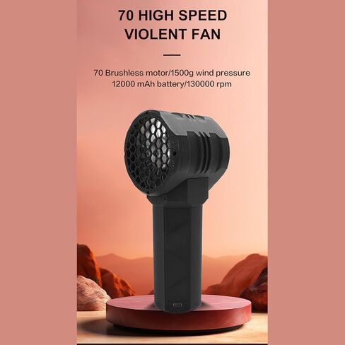 Compressed Air Duster,180000RPM 240km h Wind Speed Rechargeable Electric Air Duster with Type C Fast Charging, for Cleaning Keyboard Car Sofa Pet Hair in Saudi Arabia