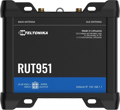 Teltonika RUT951 (EU) 4G LTE Router, W128116250 in Saudi Arabia