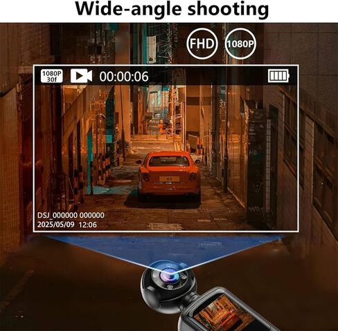 Yunir 1080P Action Camera, WiFi Sports Video Recorder with 180 Rotatable Lens and Night Vision, for Cycling Outdoor Law Enforcement in Saudi Arabia