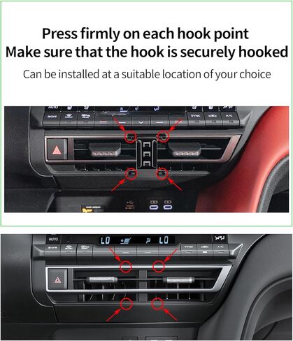 Car Phone Holder for Toyota Camry 2025-2026 Accessories, 360° Rotation Phone Mount Compatible with MagSafe, Cell Phone Holder Does Not Affect Air Vent in Saudi Arabia