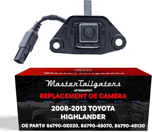 Master Tailgaters Replacement for Toyota Highlander + Hybrid (2008-2013) Rear View Backup Camera OE Part # 86790-0E020, 86790-48070, 86790-48130 in Kuwait