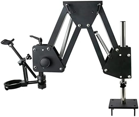 Universal Adjustable Direction Jewellery Stereo Microscope Spring Stand Working Stand Holder 76mm in Saudi Arabia