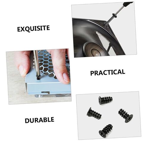 Computer Case Fan Screws Set 50pcs Self Tapping Screws for Air Cooler and Cooling Fan Mounting, Compatible with PC Case and Power Supply Installation in Saudi Arabia