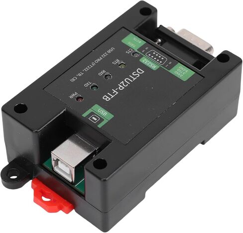 وحدة محول تسلسلي Yunseity USB إلى RS232 PRO مع عزل الطاقة، وحدة محول تسلسلي متكاملة مع موصل USB B ذكر للسكك الحديدية DB9، RS232 للمحول in Kuwait