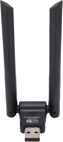 Ciciglow USB WiFi Bluetooth محول 2 في 1 ثنائي النطاق 900Mbps WiFi6 محول الشبكة اللاسلكية للكمبيوتر الشخصي مع التوصيل والتشغيل in Kuwait