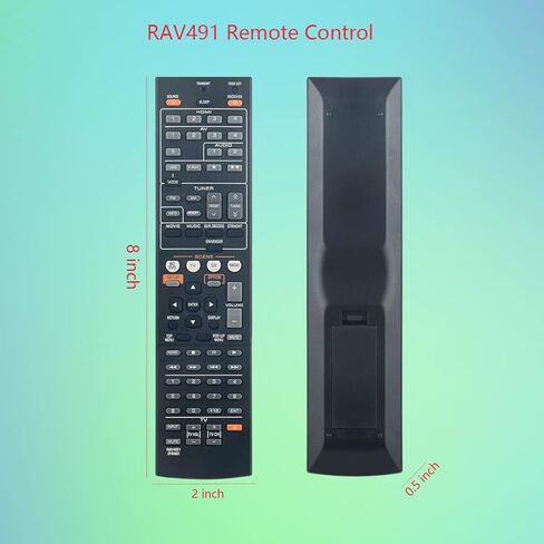 GHUST RAV491 بديل جهاز التحكم عن بعد لياماها HTR-5063 YHT-399U RX-V467 RX-V367 RX-V371 RAV331 HTR-3063 RX-V371BL RX-V367 YHT-393B YHT-395 YHT-493 YHT-494 YHT-495 AV استقبال in Kuwait