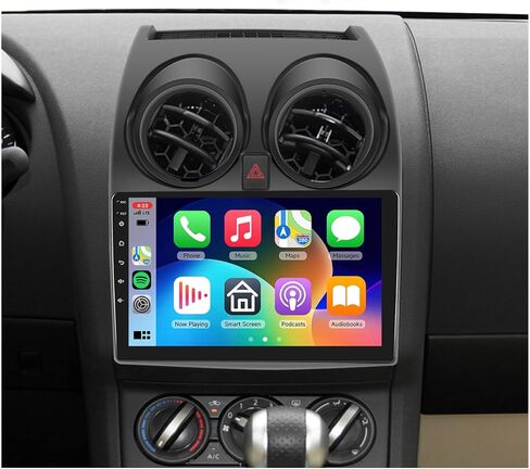 【AI DSP 32EQ】 4G 64G Car Stereo for Nissan Qashqai Rogue 2008-2013 Radio with 9inch 1280X720P HD Touchscreen,Wireless Carplay Android Auto MirrorLink,5.0luetooth GPS RDS/FM Radio WiFi Backup Camera in Saudi Arabia