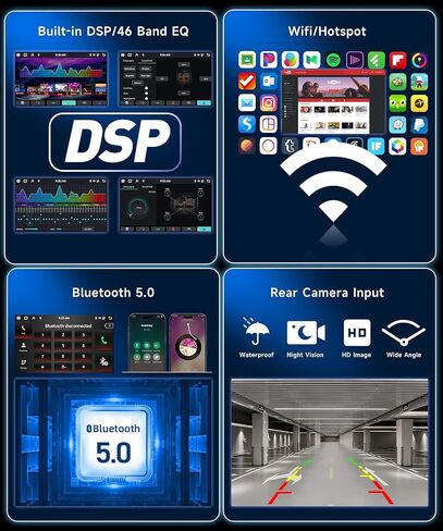 【AI DSP 32EQ】 4G 64G Car Stereo for Nissan Qashqai Rogue 2008-2013 Radio with 9inch 1280X720P HD Touchscreen,Wireless Carplay Android Auto MirrorLink,5.0luetooth GPS RDS/FM Radio WiFi Backup Camera in Saudi Arabia