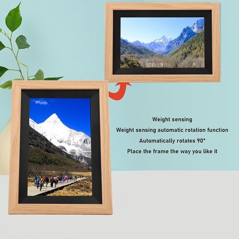 Bewinner 10.1 Inch Touch Screen Smart Electronic Photo Frame 16GB Storage, Digital Picture Frame Share Photos Via App, Wall Mountable (US Plug) in Saudi Arabia