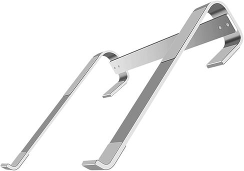 TEHAUX Aluminum Alloy Laptop Stand Portable Notebook Holder with Hollow Cooling Rack Adjustable Computer Riser for Desk Silver in Saudi Arabia