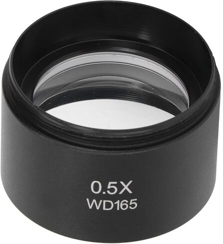 Microscope Auxiliary Objective Lens - WD165 0.5X Barlow Lens for SM Series Stereo Micromirror in Saudi Arabia