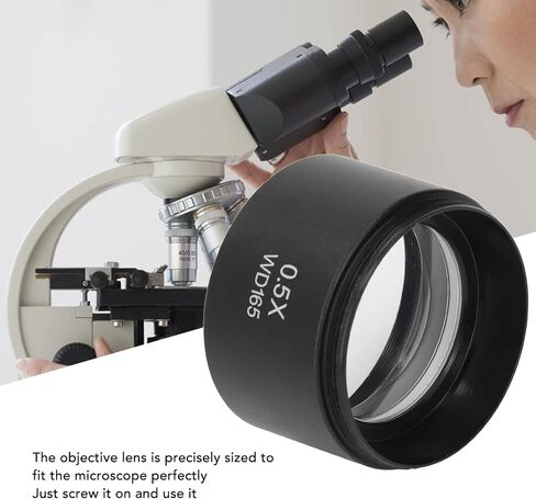Microscope Auxiliary Objective Lens - WD165 0.5X Barlow Lens for SM Series Stereo Micromirror in Saudi Arabia