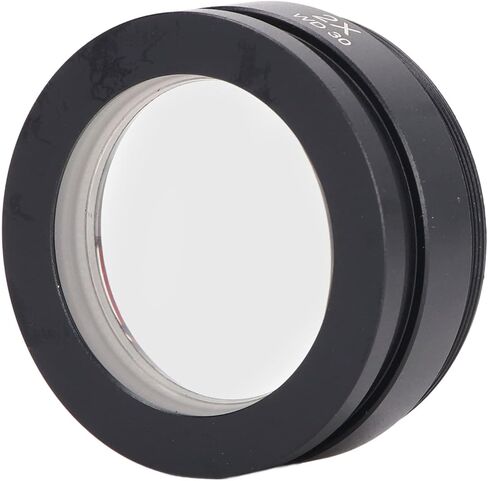 Microscope Auxiliary Objective Lens - WD30 Barlow Lens 2X Accessory for Stereo Microscope Accessories Imaging Parts in Saudi Arabia