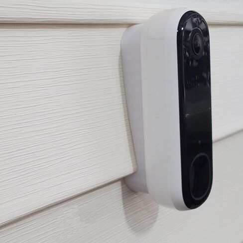 تعديل زاوية تثبيت جرس الباب من الفينيل متوافق مع جرس الباب بالفيديو Arlo 2K الجيل الثاني المطبوع ثلاثي الأبعاد. مقاومة الأشعة فوق البنفسجية. يناسب الجوانب القياسية مقاس 4 بوصات in Kuwait