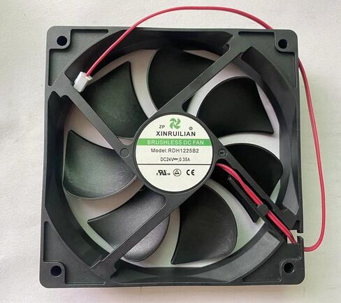 RDH1225B2 DC24V 0.35A 12CM 2-Wire Cooling Fan for Qideyipe in Saudi Arabia