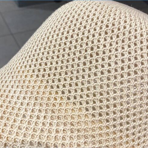 1pc Breathable Hollow mesh Fisherman hat for Women Beige in Saudi Arabia