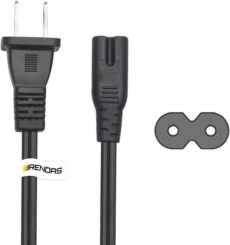JBL AC Power Cord - 2 Prong, Compatible with PartyBox 110, 300, 1000, On-The-Go, Encore Essential Speaker (3-Feet) in Saudi Arabia