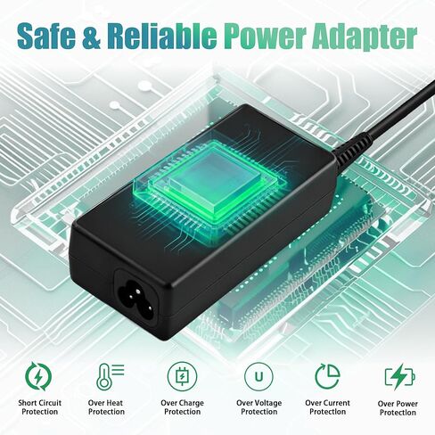 65W 45W USB C Laptop Charger Compatible with HP Chromebook 11 13 14 14A G6 G7 G8 EE Elite Specter X360 and More, Type C Power Adapter with 11ft Extra Long Fast Charging Cord in Saudi Arabia