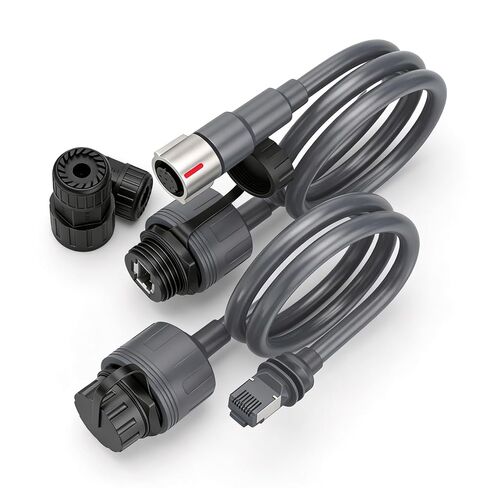 محول SPX قمر صناعي مستطيل إلى RJ45، موصل تمديد كابل إيثرنت مع مجموعة مقاومة للماء IP68، موصل إيثرنت لجهاز Gen3 الأداء 23AWG 2000 ميجابت في الثانية in Saudi Arabia