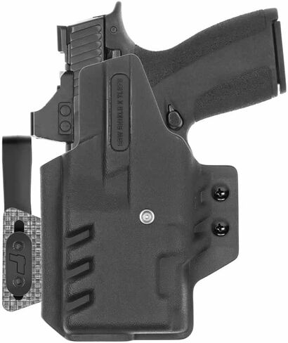 حافظة Tulster IWB ARC في اليد اليمنى تناسب: Smith & Wesson M&P Shield X w/TLR-7 Sub/HLX Light | حامل ضوء متوافق مع البصريات داخل حزام الخصر، حافظة حمل كيديكس مخفية in Kuwait
