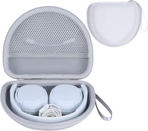 حافظة صلبة بديلة لسماعات الرأس السلكية من سلسلة Sony MDR-ZX110 / MDRZX110AP / MDRZX110NC / MDR-ZX310AP ZX (جراب رمادي) in Saudi Arabia