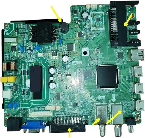 for Tp.sk508s.pb802 4-core WiFi Network TV Three in One Motherboard 1G+8g Memory for 30-57V 48w 600ma 1366X768(2T 1SD 1CI) in Saudi Arabia