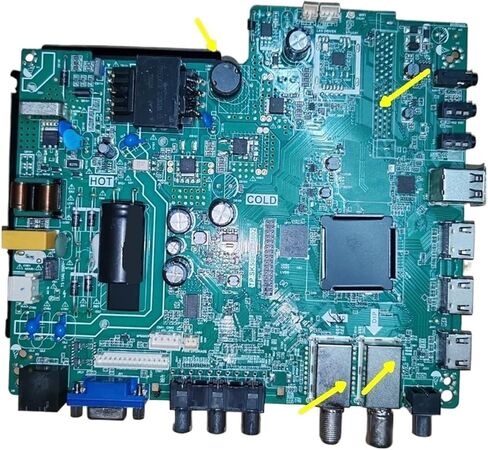 for Tp.sk508s.pb802 4-core WiFi Network TV Three in One Motherboard 1G+8g Memory for 30-57V 48w 600ma 1366X768(2T 1SD 1CI) in Saudi Arabia