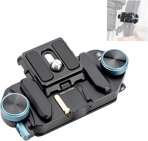 Fotopro RZ-5 Quick Release Camera Mount, Backpack Strap Mount with 1/4 Screw, Adapter for DSLR/Mirrorless Camera Tripod Stabilizer Handheld Gimbal Monopod Slider in Saudi Arabia