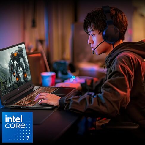 acer Nitro V Gaming Laptop | Intel Core 7 Processor 240H | NVIDIA GeForce RTX 5060 Laptop GPU | 16" WUXGA IPS 180Hz Display | 16GB DDR5 | 512GB Gen 4 SSD | Wi-Fi 6 | Backlit KB | ANV16-72-70F4 in Kuwait