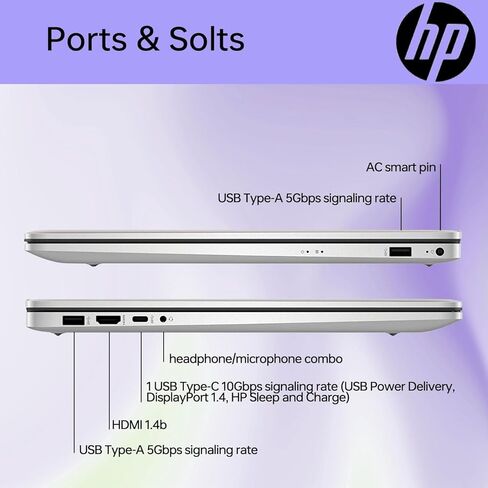 لاب توب اتش بي 17، شاشة فل اتش دي 17.3 بوصة، انتل كور i5-1335U، ذاكرة وصول عشوائي 32 جيجا|512 جيجا اس اس دي، كاميرا ويب، HDMI، بلوتوث، نوع سي، واي فاي، ويندوز 11 برو، فضي in Kuwait