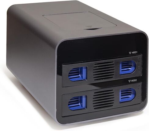 USB 3.2 (10Gbps) Type-C 2 Bay 2.5 Inch and 3.5 Inch SATA Hard Drive + 2 Bay M.2 NMVe Combo External Hard Drive Enclosure in Saudi Arabia