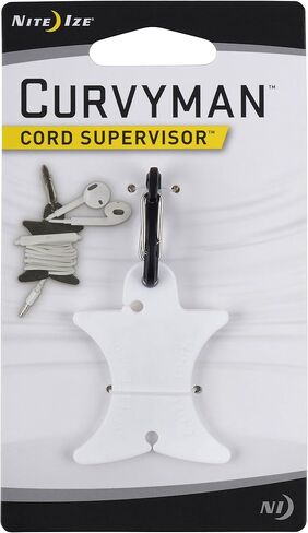 منظم سماعات الأذن Nite Ize Curvyman Cord Supervisor، غلاف سلك سماعة الرأس - صغير الحجم ومتين وخفيف الوزن، وردي in Kuwait